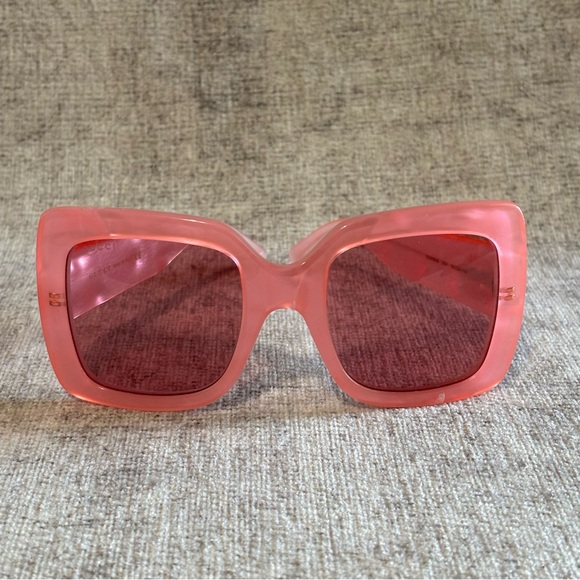 Gucci Women's Sunglasses in Pink and White - Picture 2 of 12